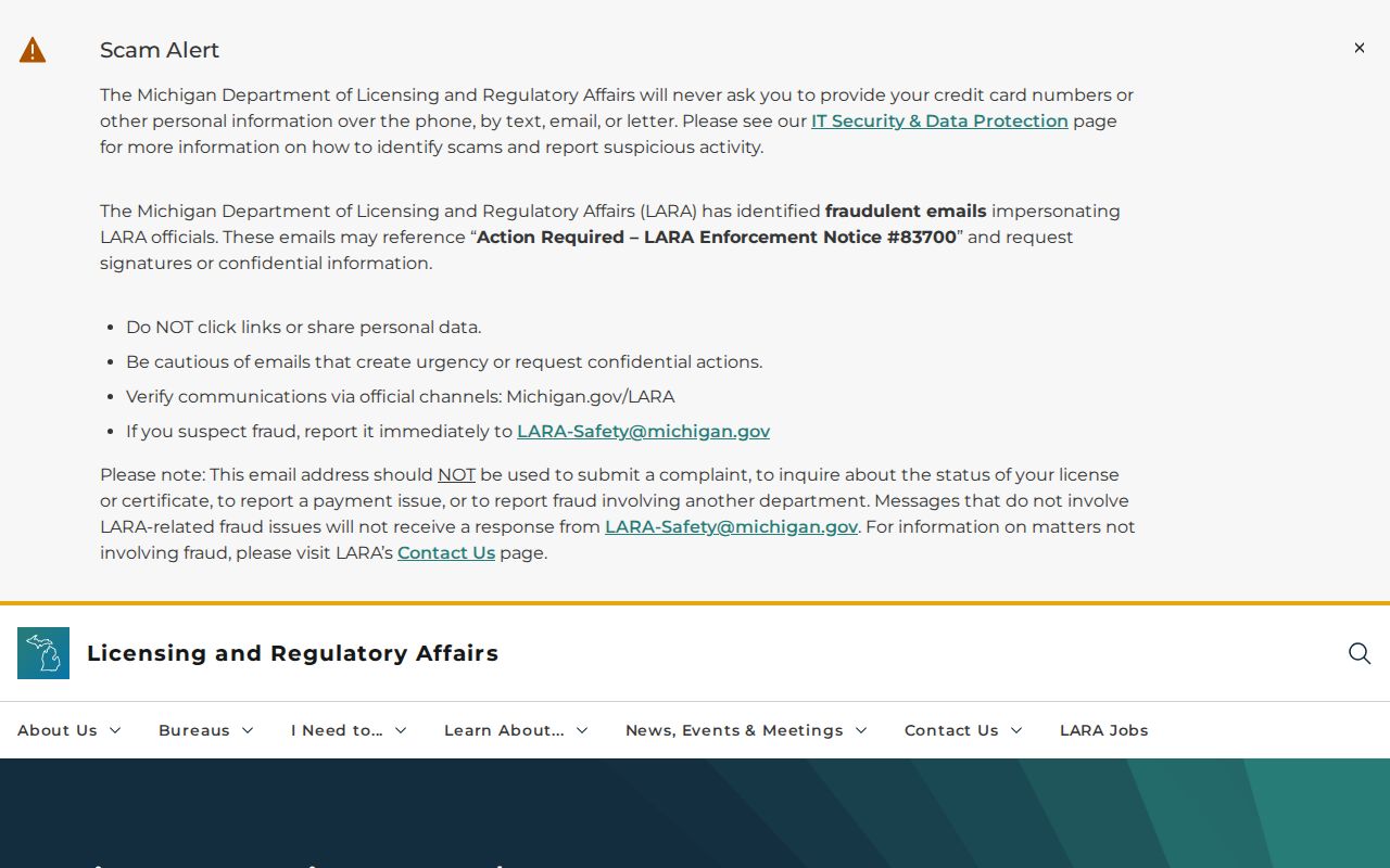 Pittsfield Township resident lookup with Michigan LARA active license fields